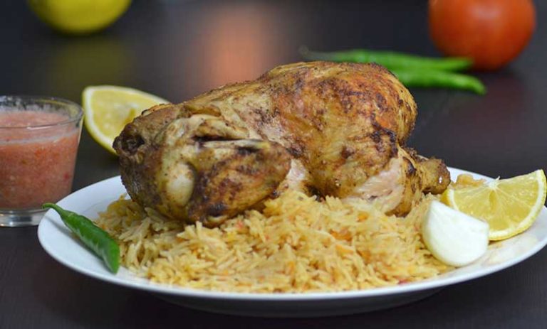 Read more about the article Arabian chicken rice recipe | Bukhari Rice with Chicken