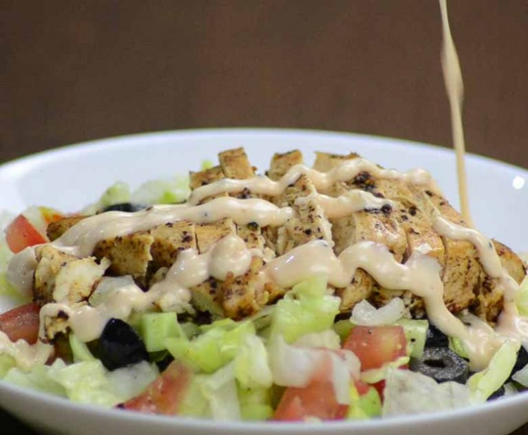 Quick Chicken Salad With Thousand Island Dressing Asaan Recipes